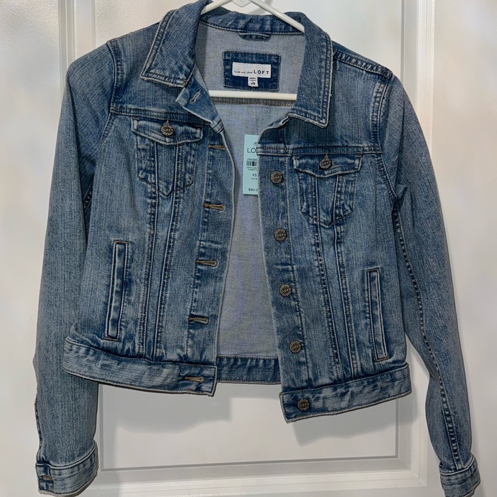 BNWT Loft Jean Jacket